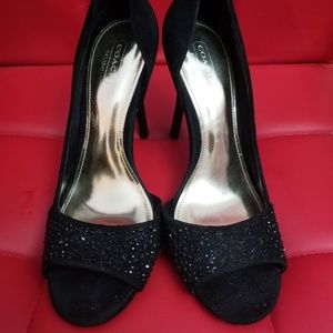 Coach crystal shoes heels US7